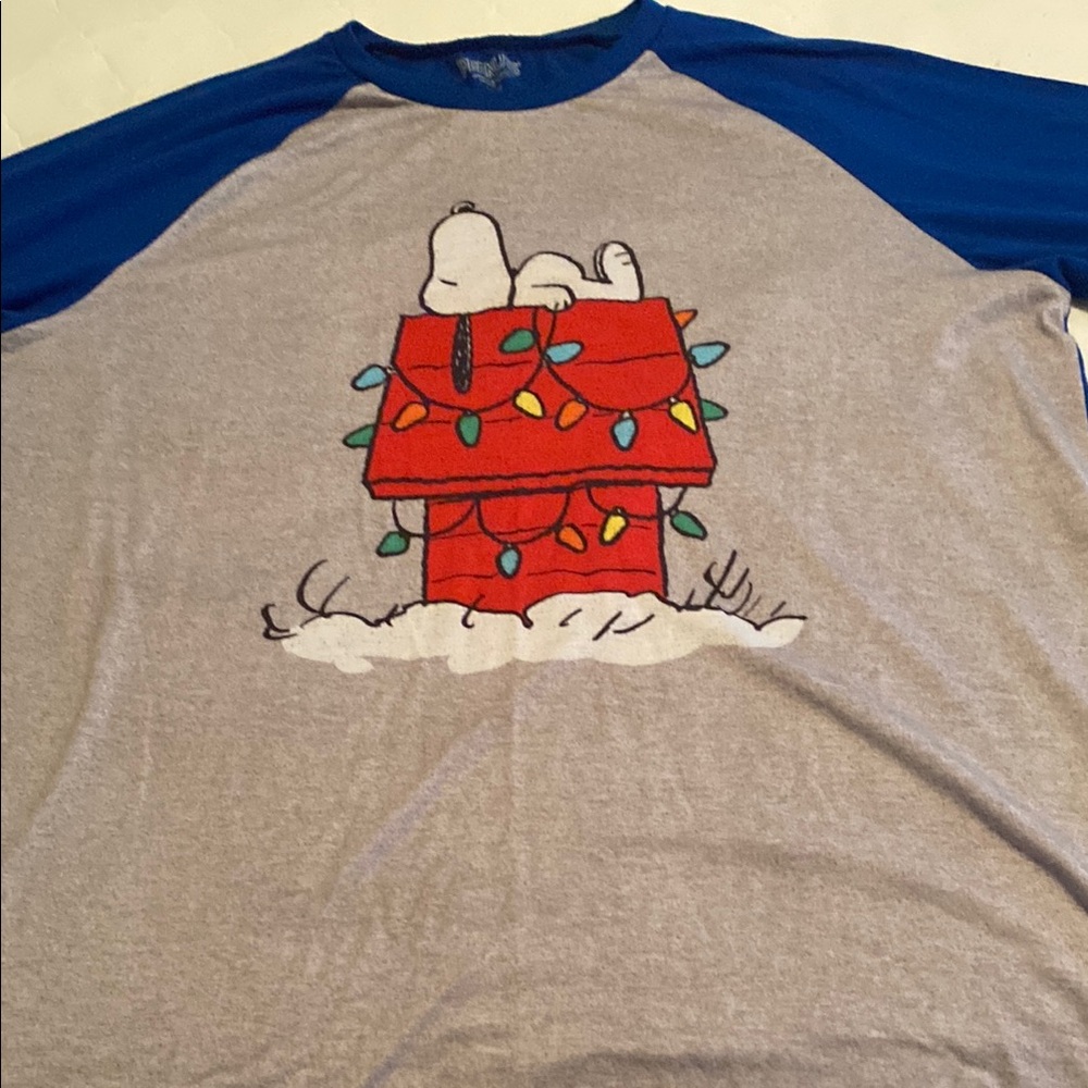 Snoopy Christmas Raglan Tee